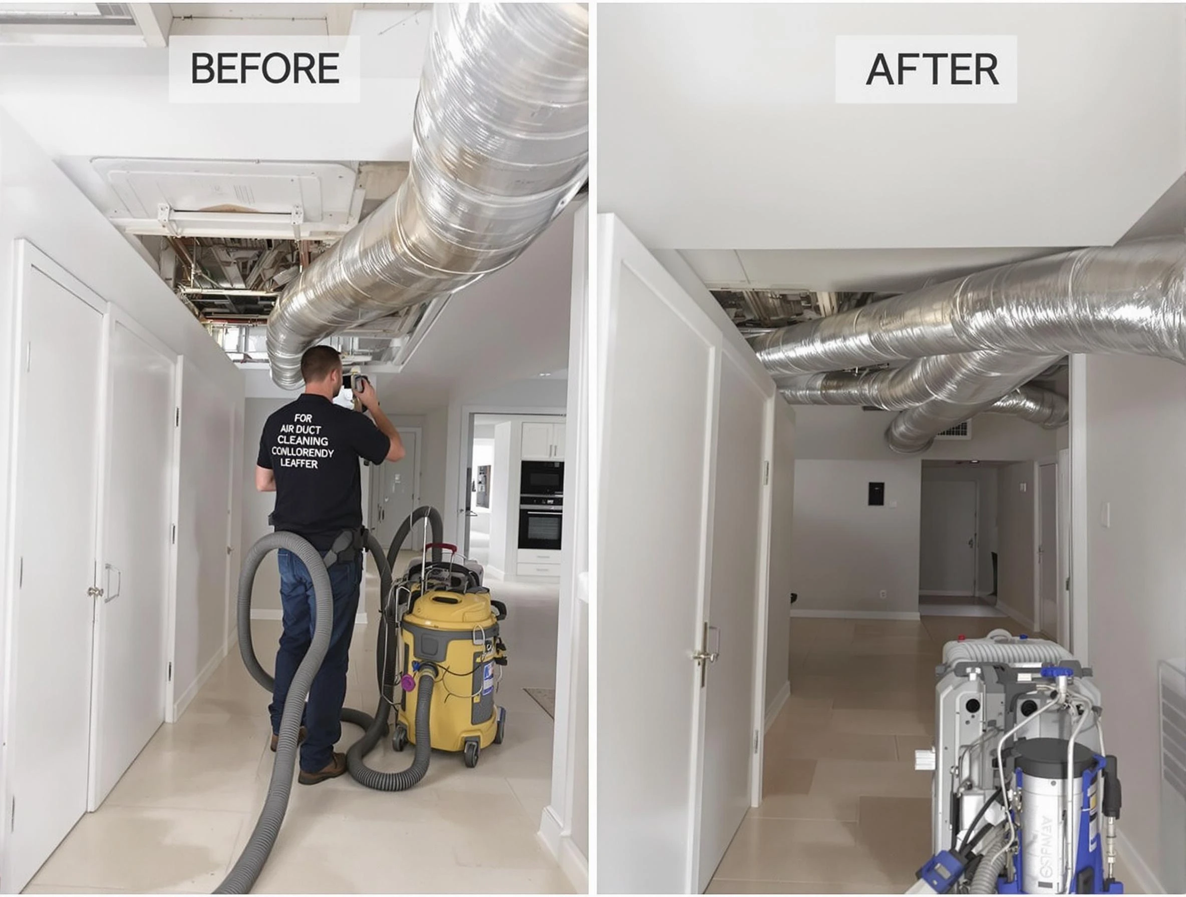 Chandler Air Duct Cleaning professional performing thorough air duct cleaning in Chandler