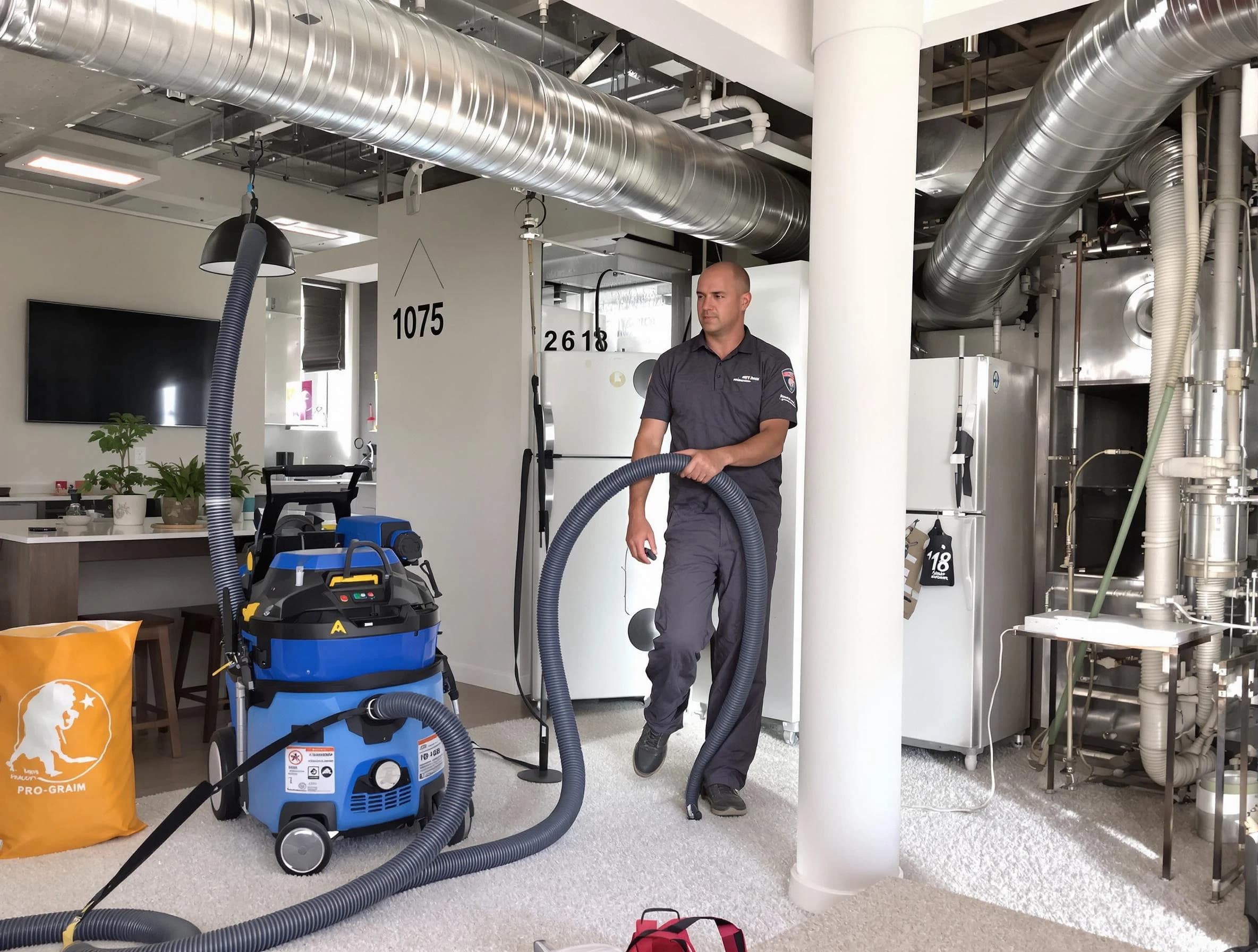 Chandler Air Duct Cleaning expert performing detailed indoor duct cleaning for improved air quality in Chandler