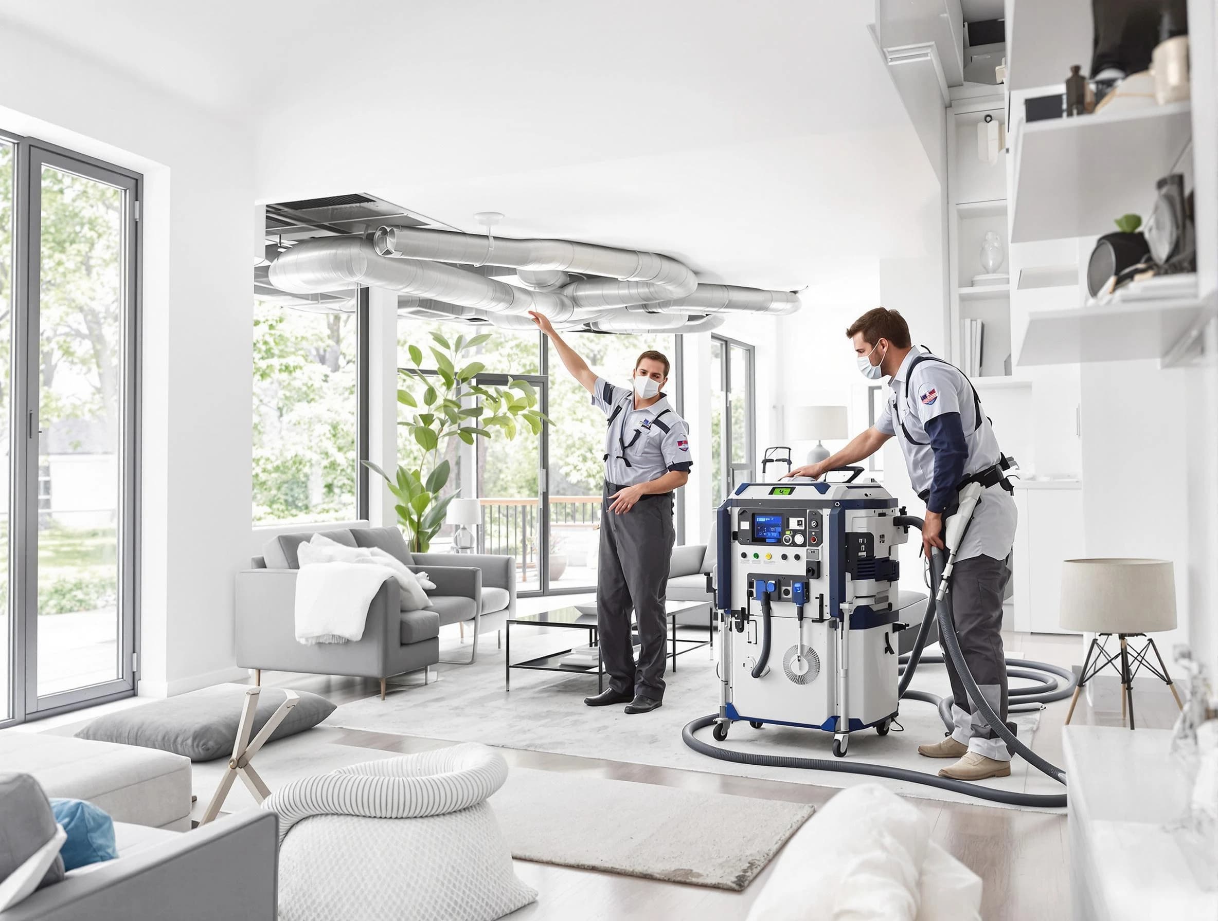 Chandler Air Duct Cleaning professional conducting pure air duct cleaning with state-of-the-art equipment in Chandler