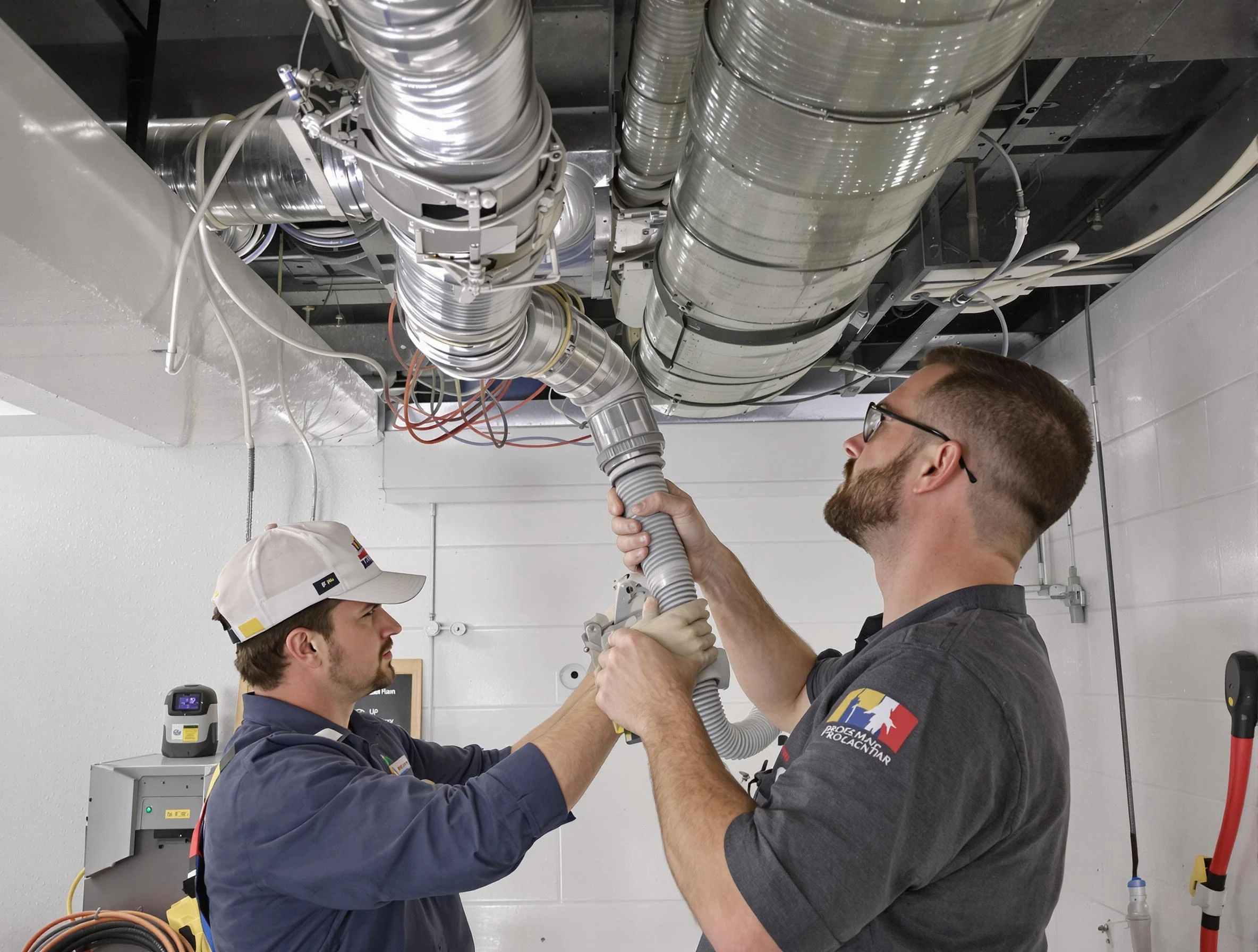 Chandler Air Duct Cleaning technician performing thorough AC duct cleaning in Chandler