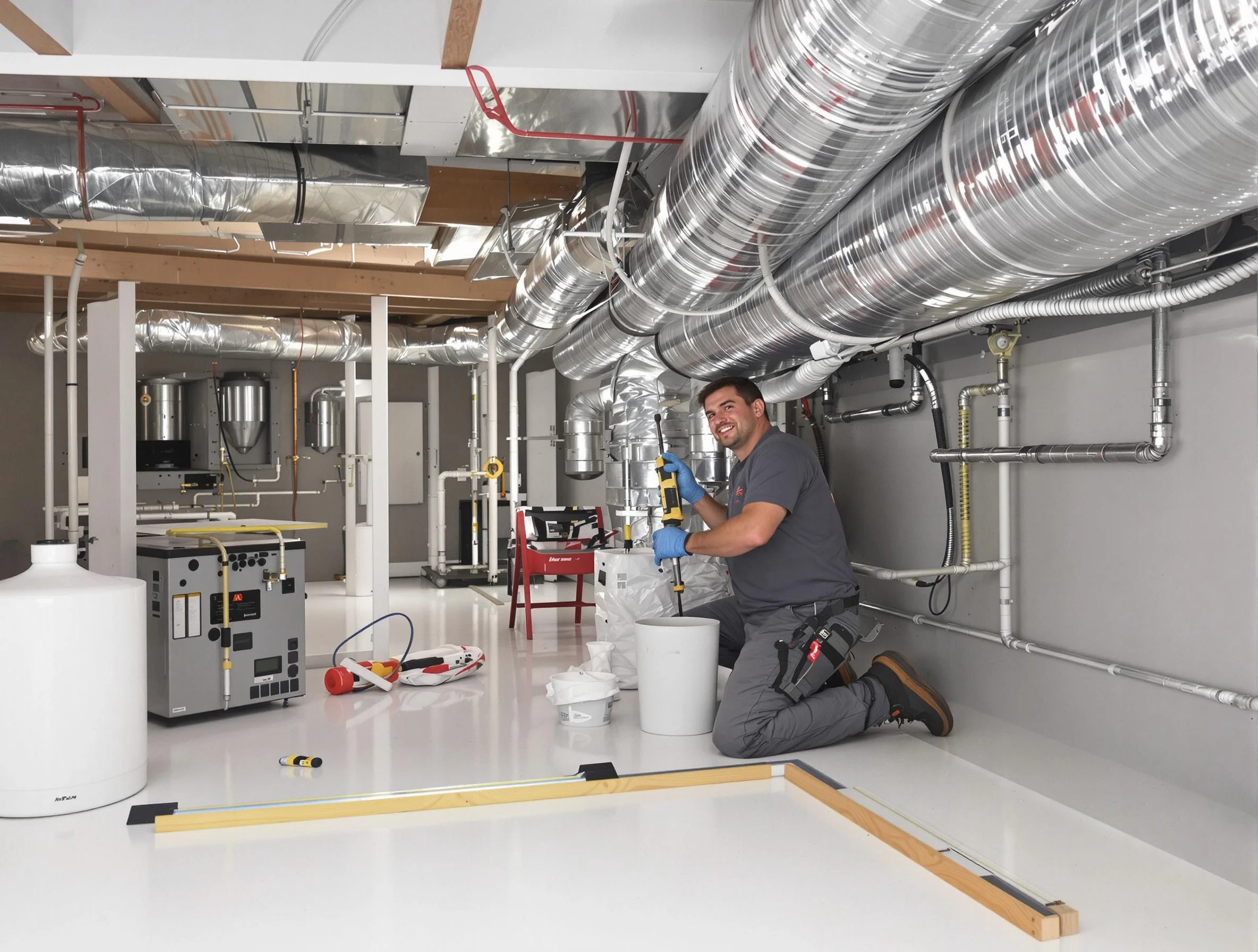 Professional duct sealing service by Chandler Air Duct Cleaning in Chandler
