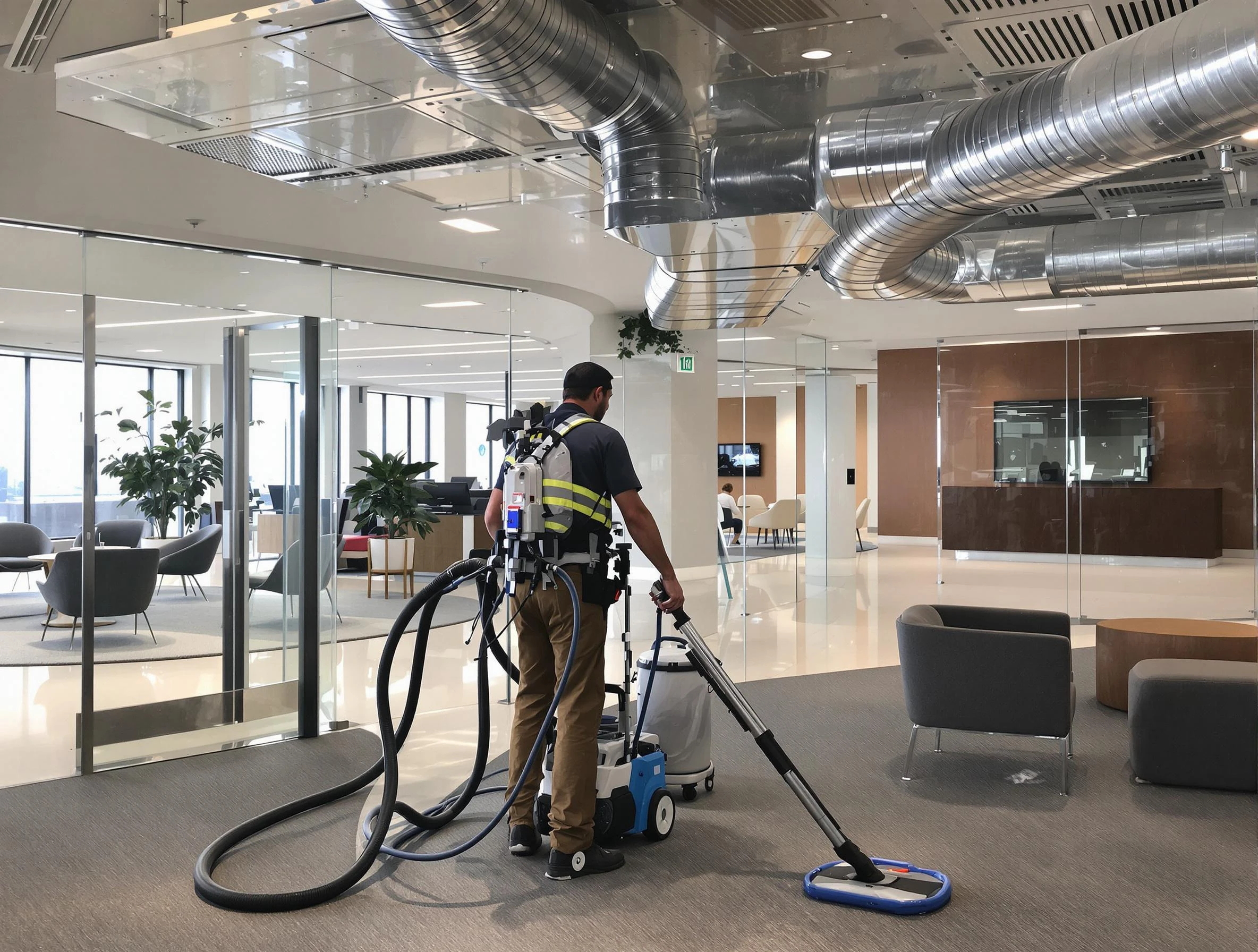 Commercial duct cleaning service by Chandler Air Duct Cleaning in Chandler