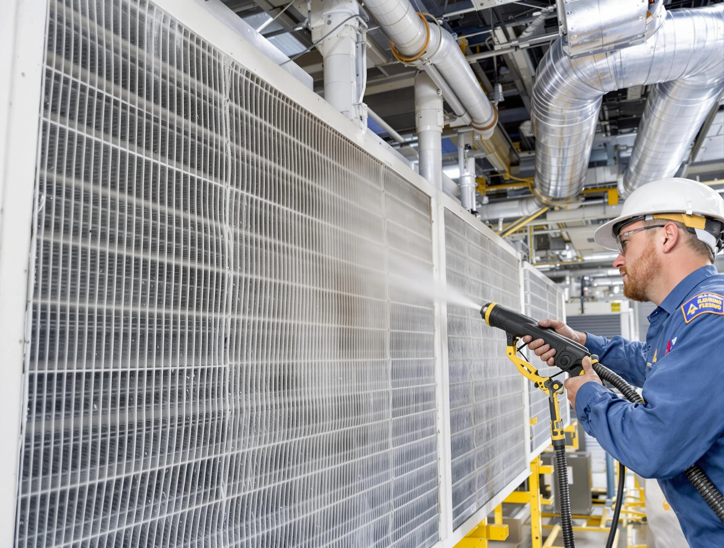 Professional commercial coil cleaning by Chandler Air Duct Cleaning in Chandler